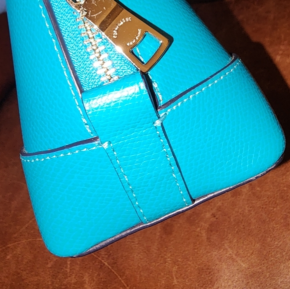 Coach Mini Crossgrain Sierra Leather Satchel - Picture 7 of 9